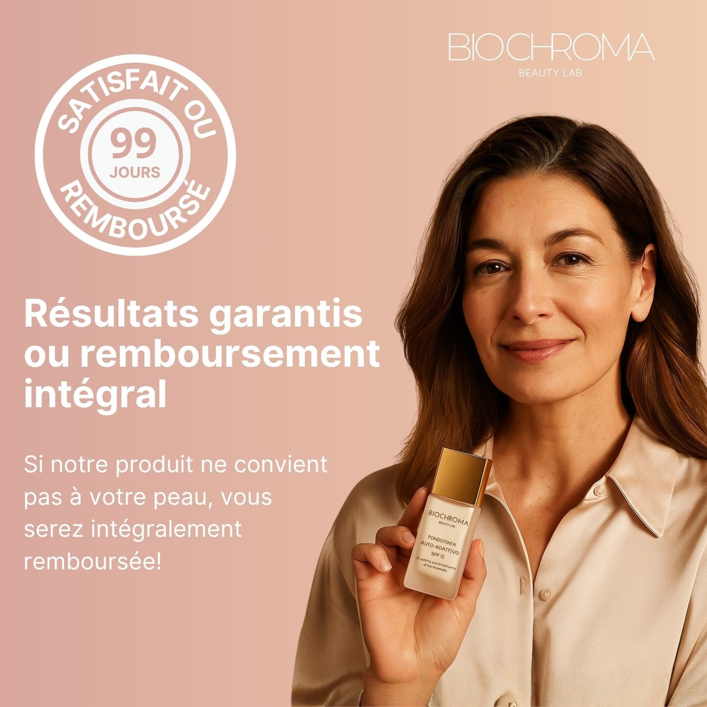 Fond de teint auto-adaptatif SPF 15 | Pour peaux matures