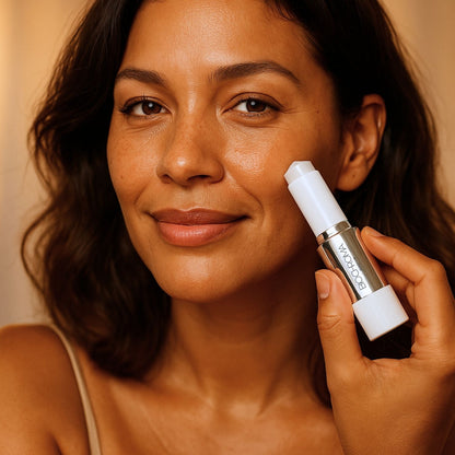 Chroma Stick Fond de teint stick coréen auto-adaptatif avec pinceau intégré