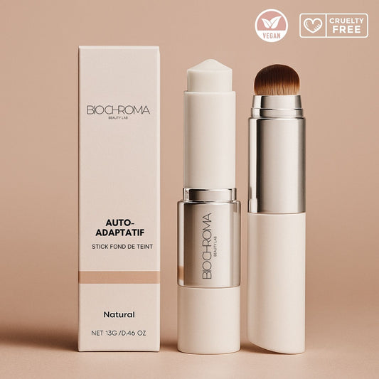 Chroma Stick Fond de teint stick coréen auto-adaptatif avec pinceau intégré