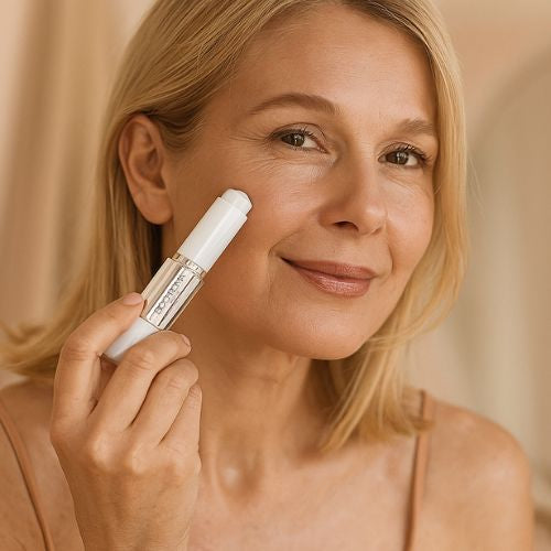 Chroma Stick Fond de teint stick coréen auto-adaptatif avec pinceau intégré